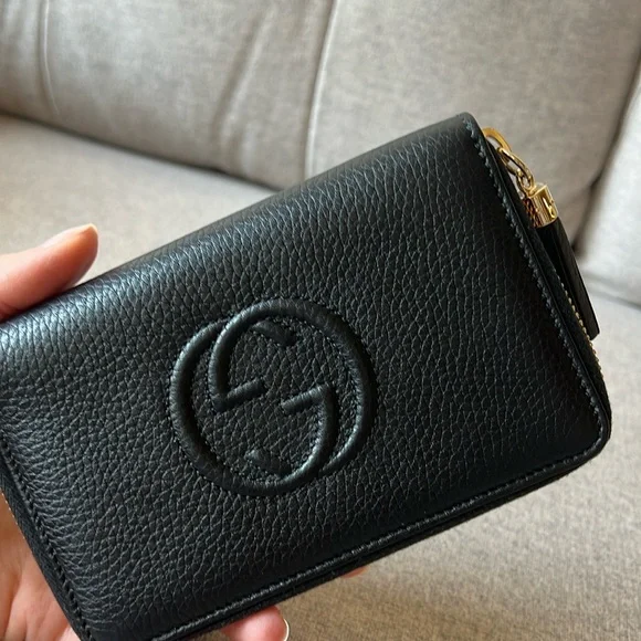 Gucci Small Leatner Soho Disco around Wallet Black - Picture 5 of 17
